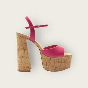 NWOB | Schutz | Glayce Nappa Leather Sandal | Pink | 8.5 B US